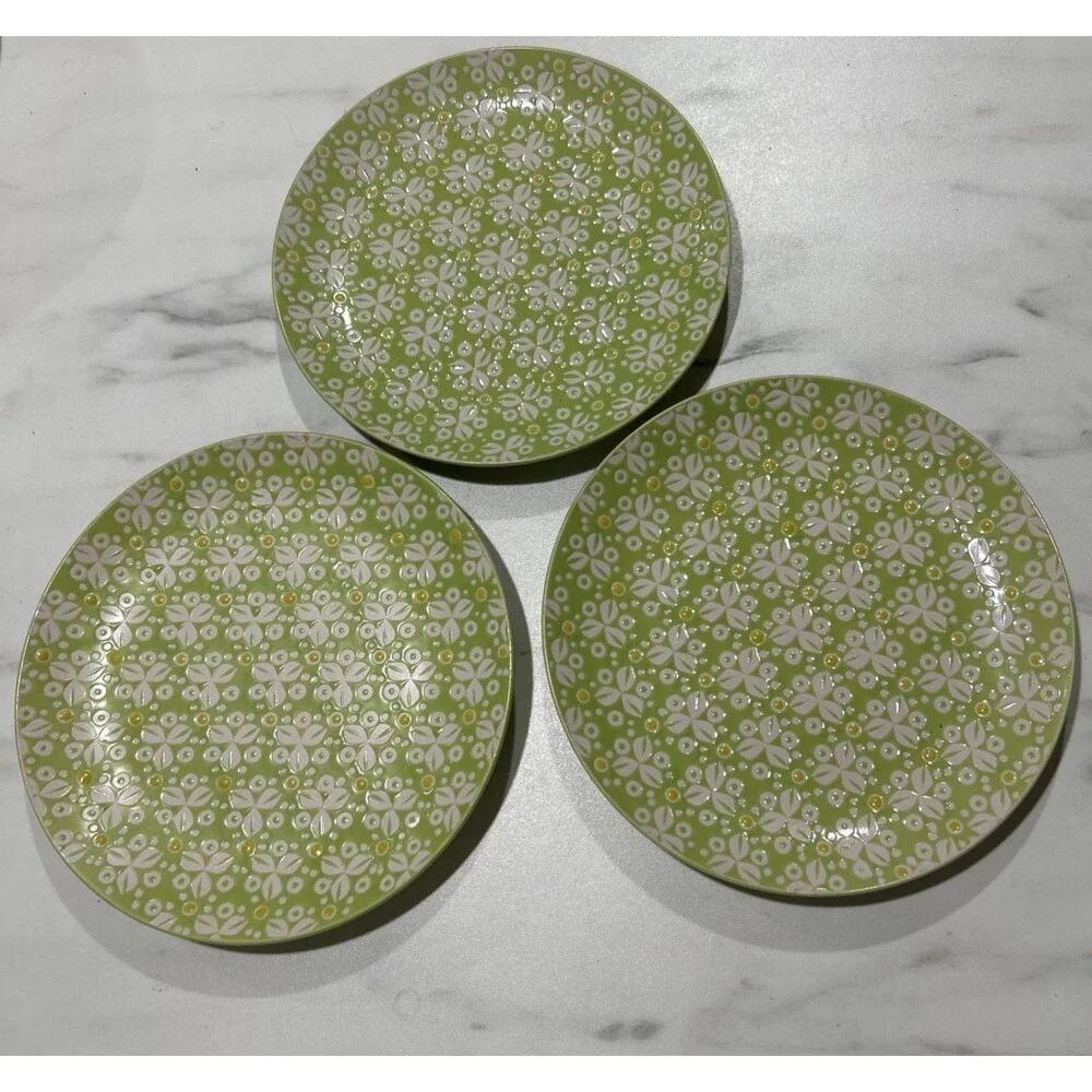 180 Robin Pickens Green Floral Textured 8.25